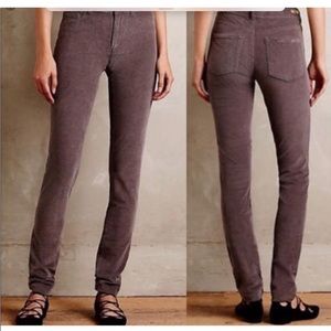 Pilcro Anthropologie Stet Fit Mid-rise stretch corduroy pants